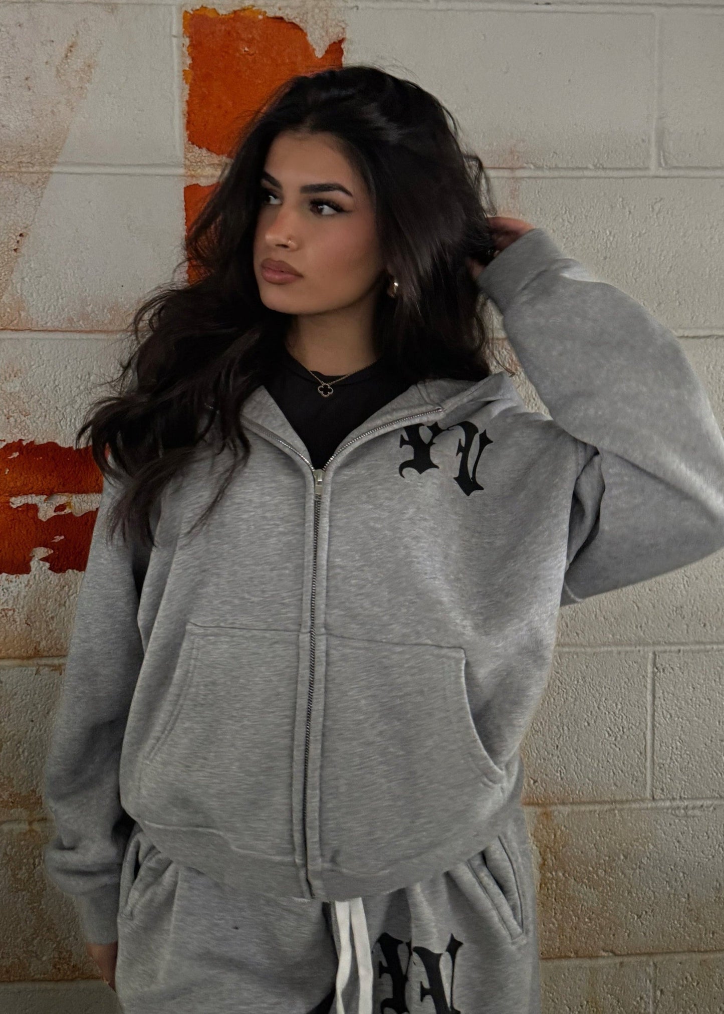 YV Grey Zip Up