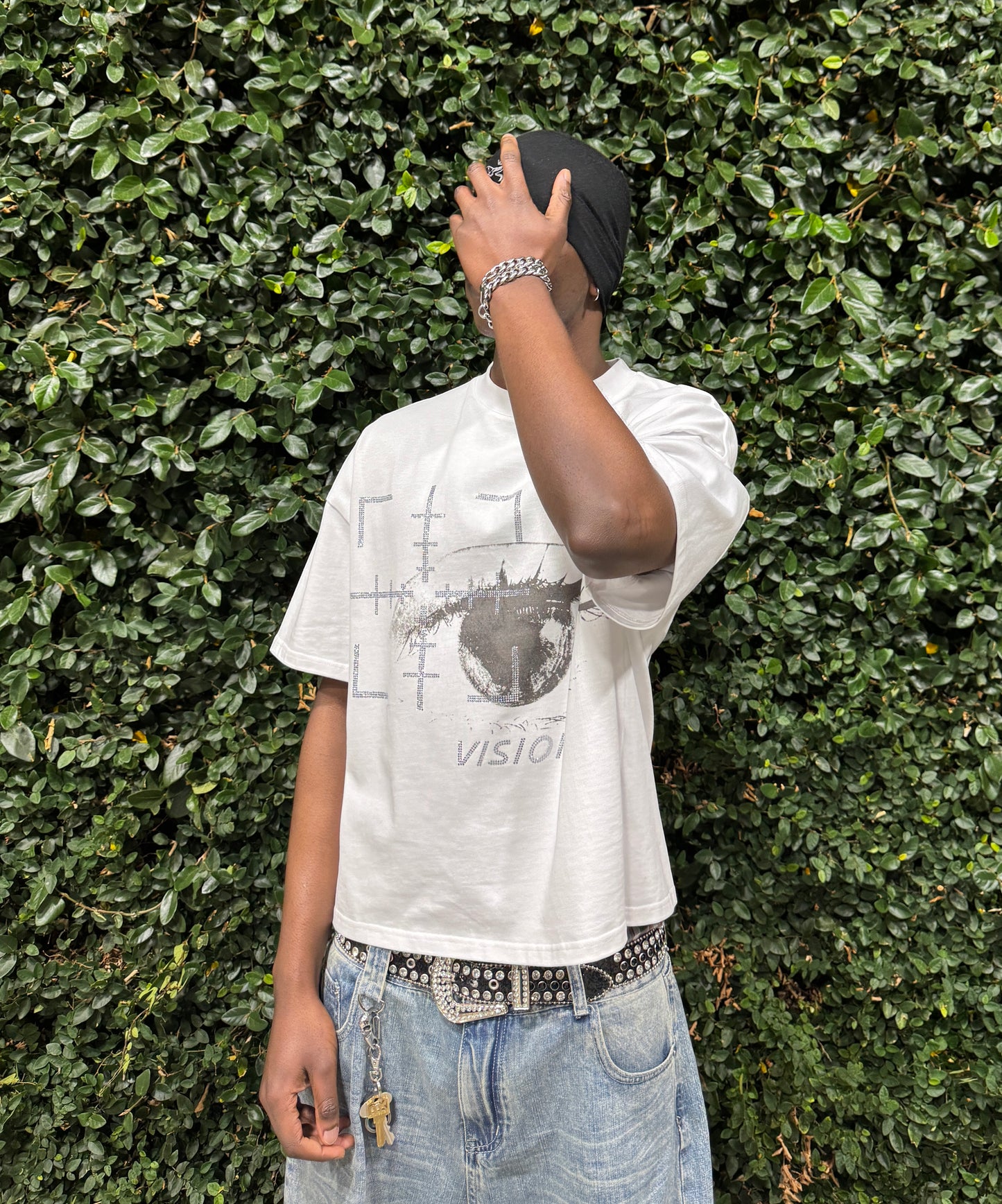 Y.V.E.S Rhinestone Tee