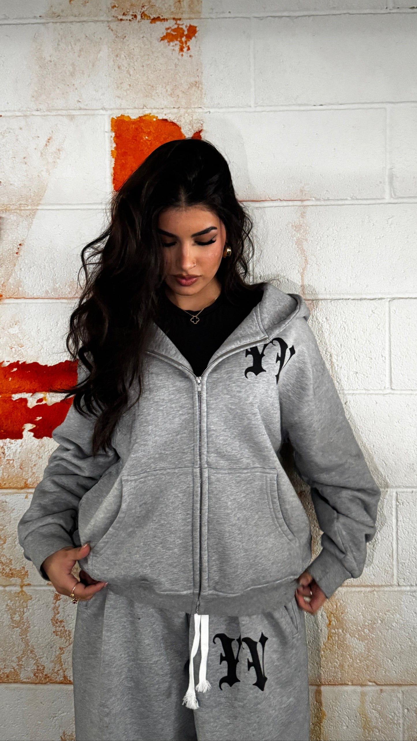 YV Grey Tracksuit Set